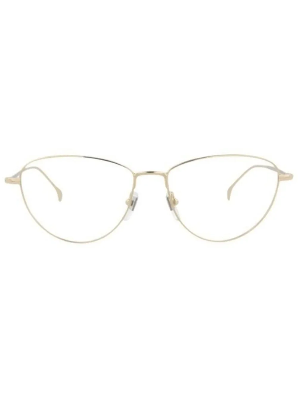 New Gucci Womens Cat Eye Gold Gold Transparent Fashion Designer Eyeglasses